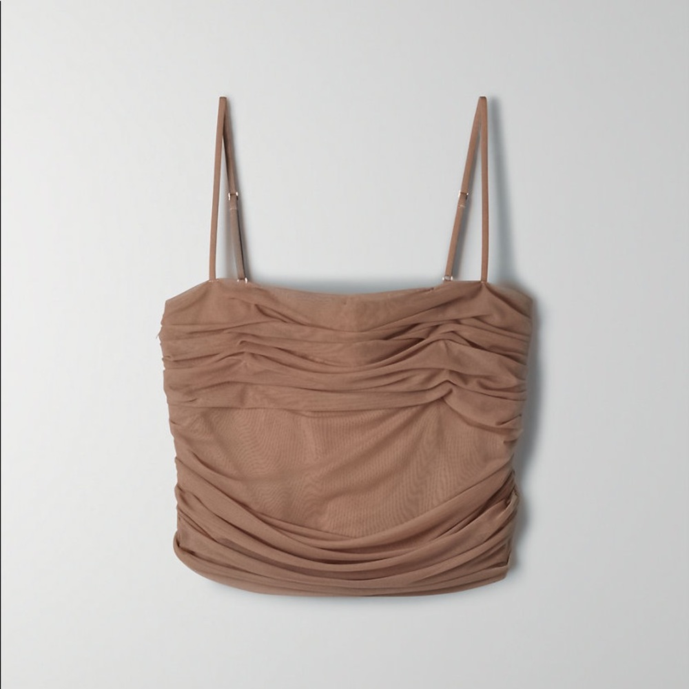 Aritzia Babaton Luxor Tank Clay Size 4